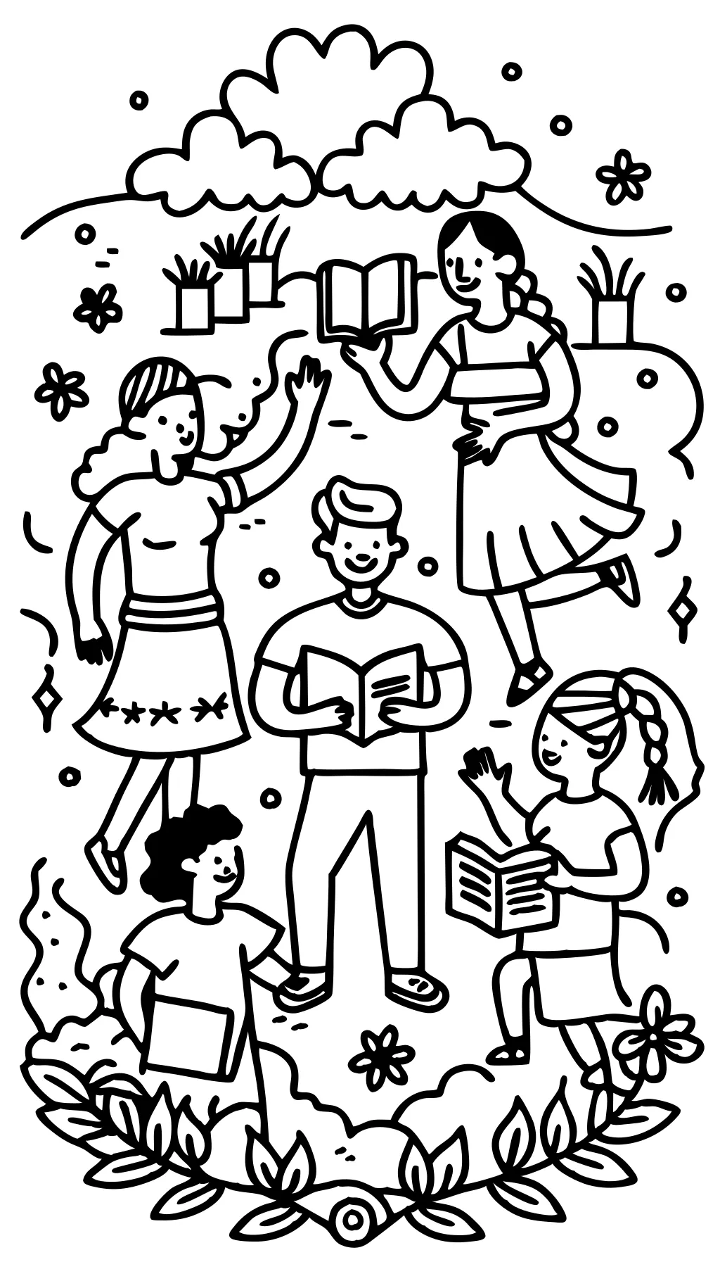 adult coloring pages of people